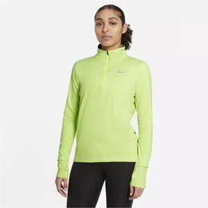 Nike NWT Athletic Dri-Fit Top Lime Green Running Outdoor Activewear